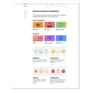 Apple Human Interface Guidelines Screenshot 1