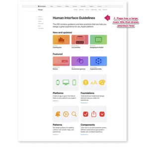Apple Human Interface Guidelines Screenshot 2