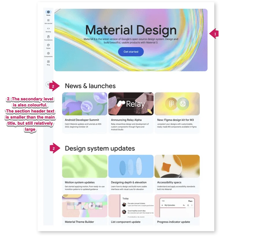 Material Hierarchy Screenshot 3