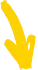 Small hand drawn arrow down yellow