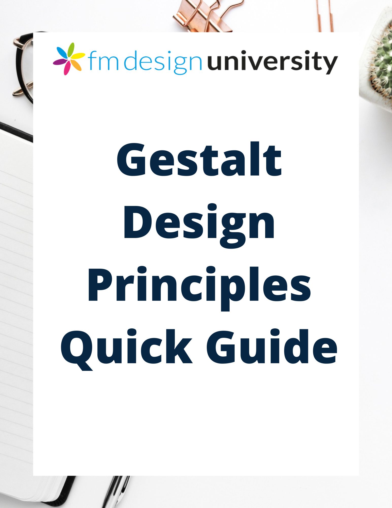 Gestalt Design Principles Quick Guide Cover Image